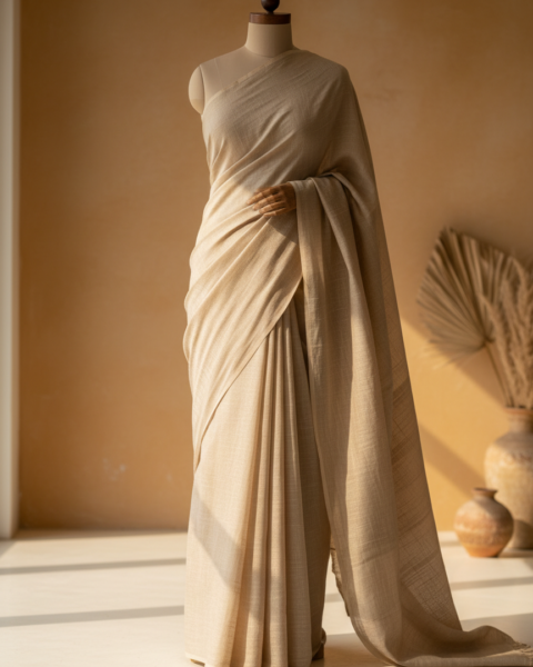 Cotton Handloom · Beige