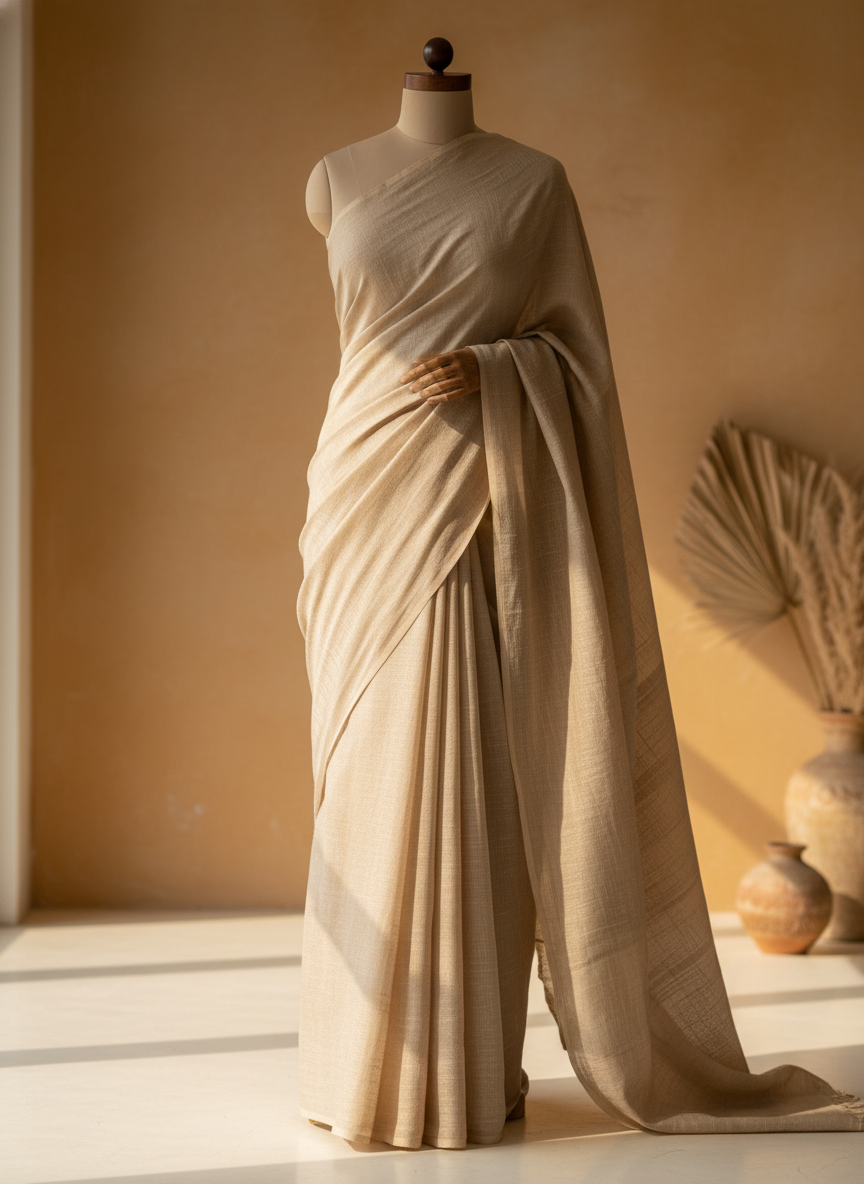 Cotton Saree · Teal