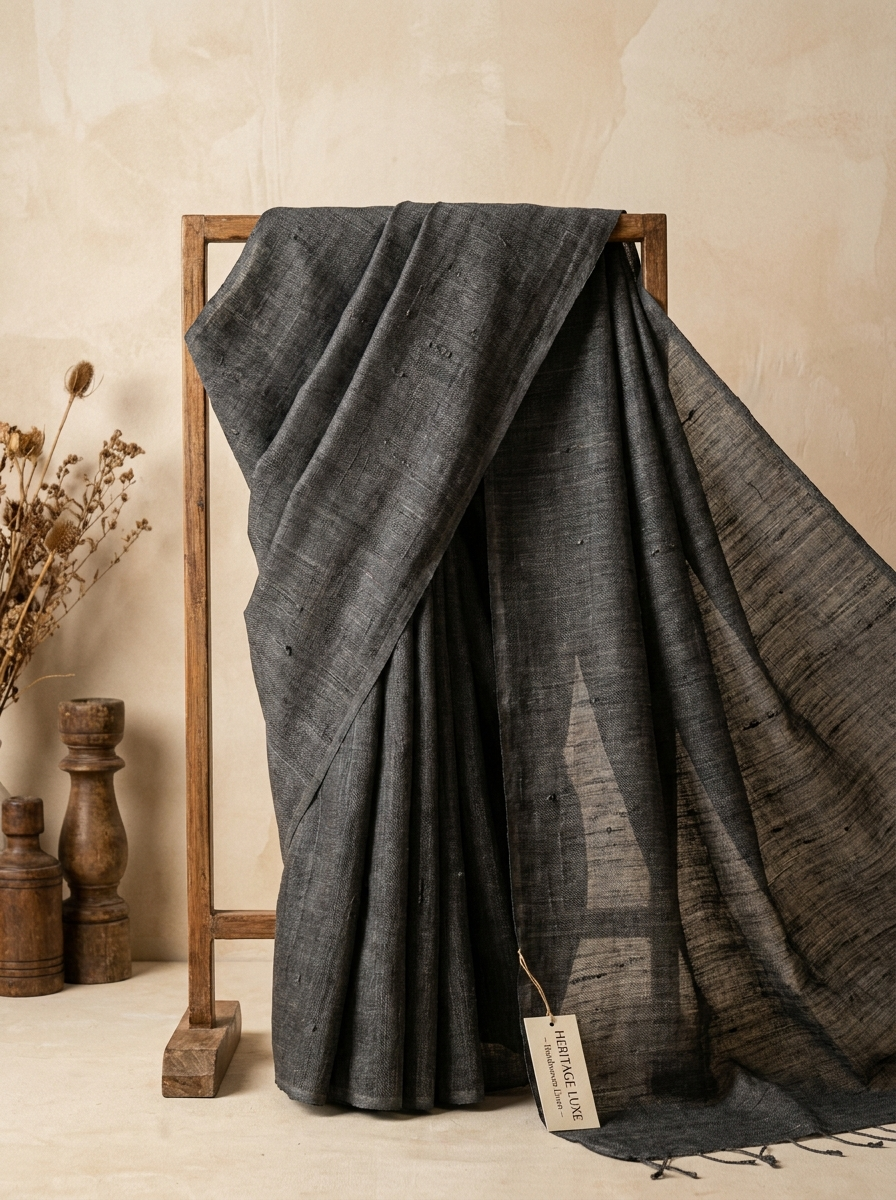 Handwoven Linen · Charcoal