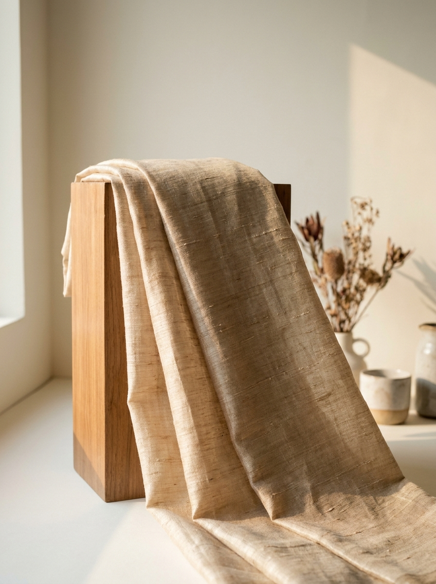 Tussar Linen · Natural