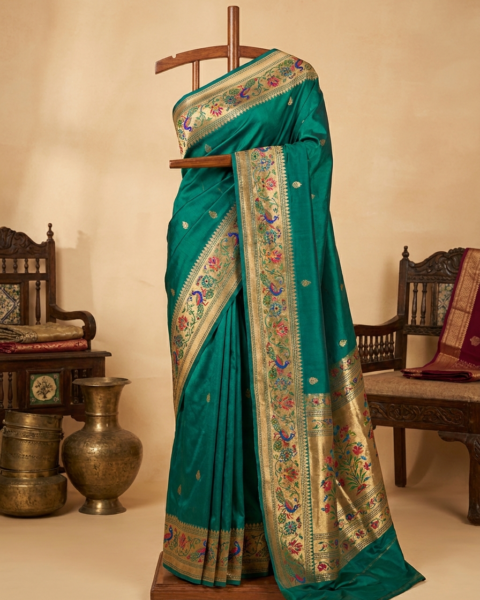 Silk Saree · Ivory