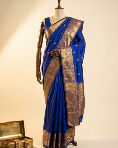 Silk Saree · Teal