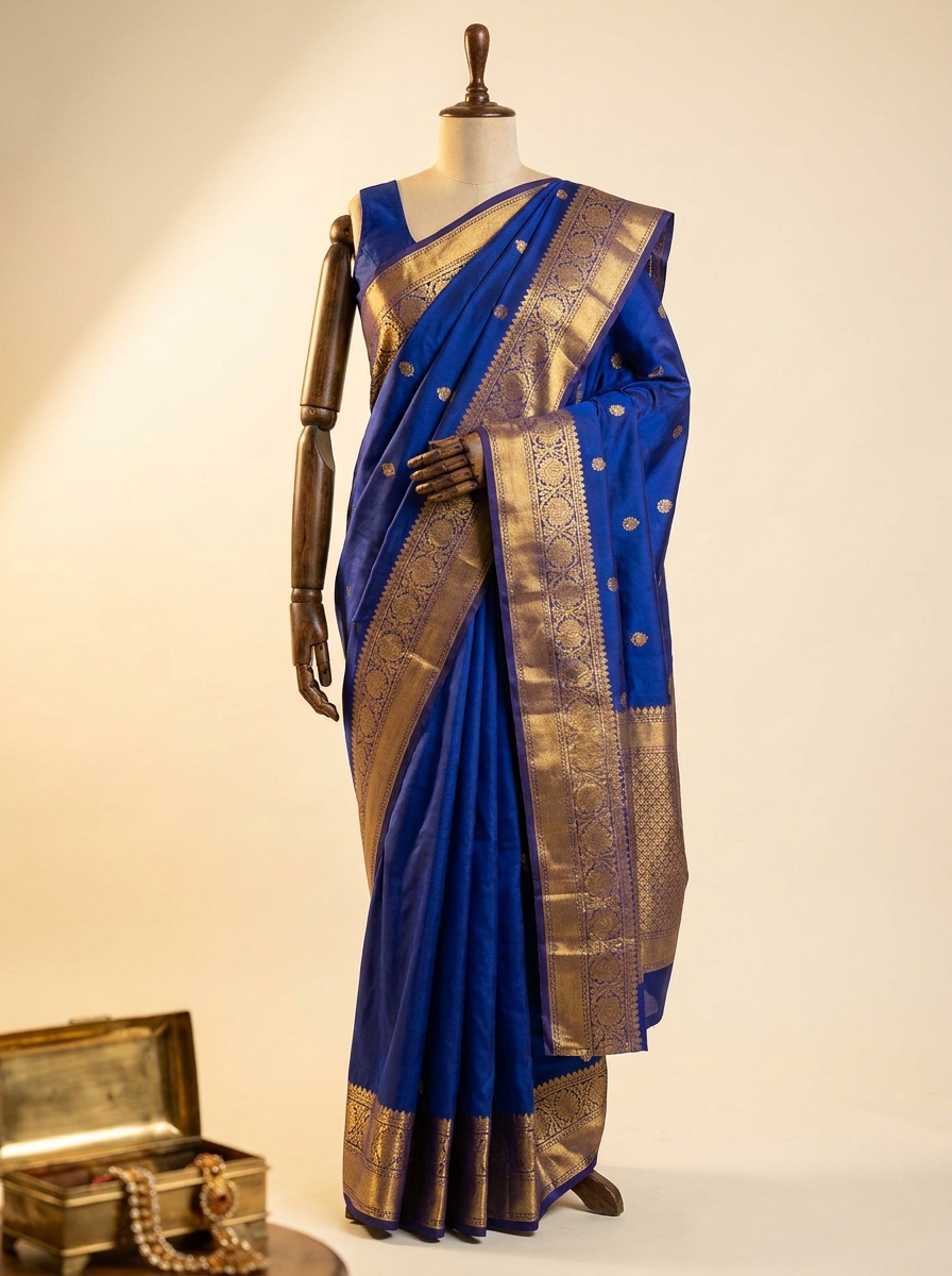 Silk Saree · Teal