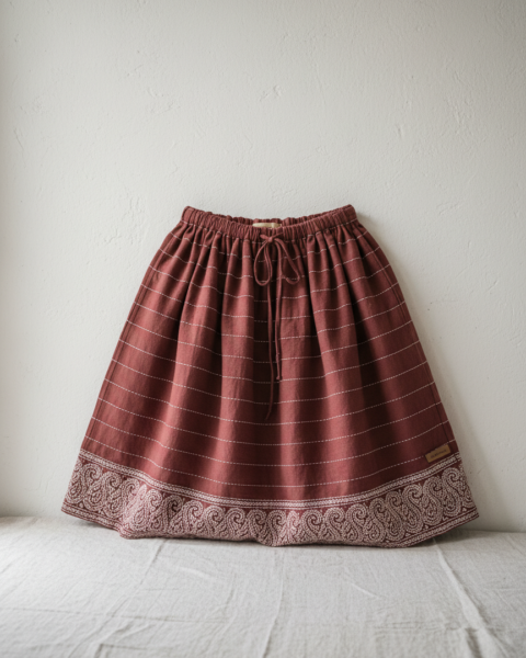 Stitched Petticoat · Maroon