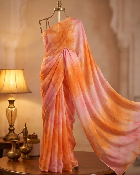 Tie-Dye Chiffon · Sunset