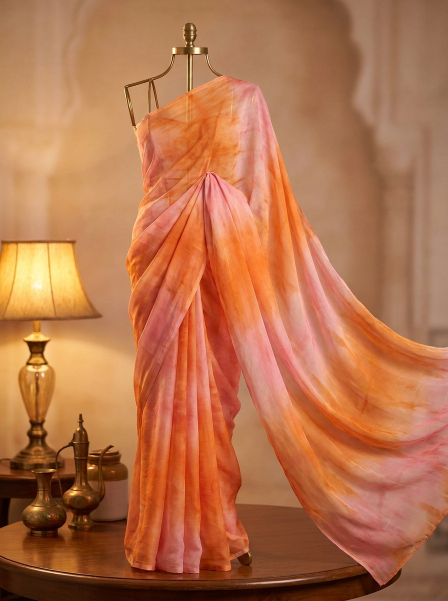 Tie-Dye Chiffon · Sunset
