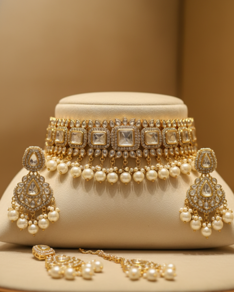 Polki Choker Set