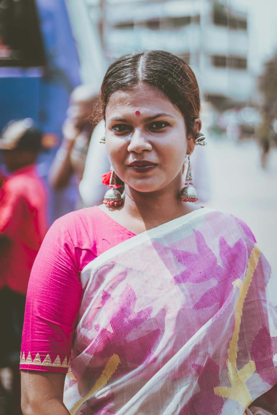 Linen Saree · Ivory, image 3