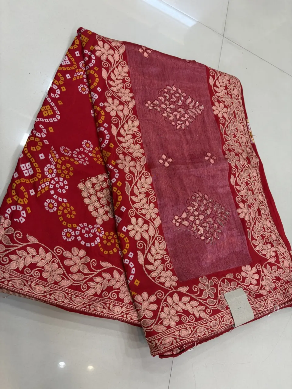BANARSI SAREE -SK11 · Cherry