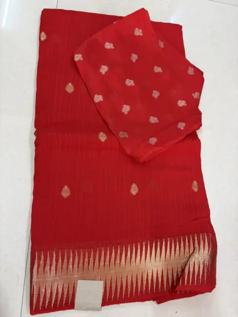 Banarsi Saree - SK11 Colour: Red