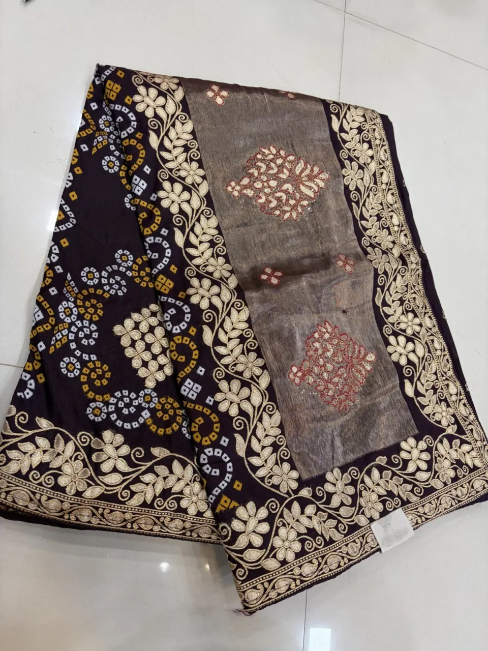 BANARSI SAREE -SK11 · Wine