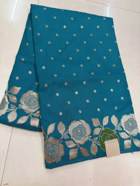 Floral Banarsi - SK12 Colour: Rama