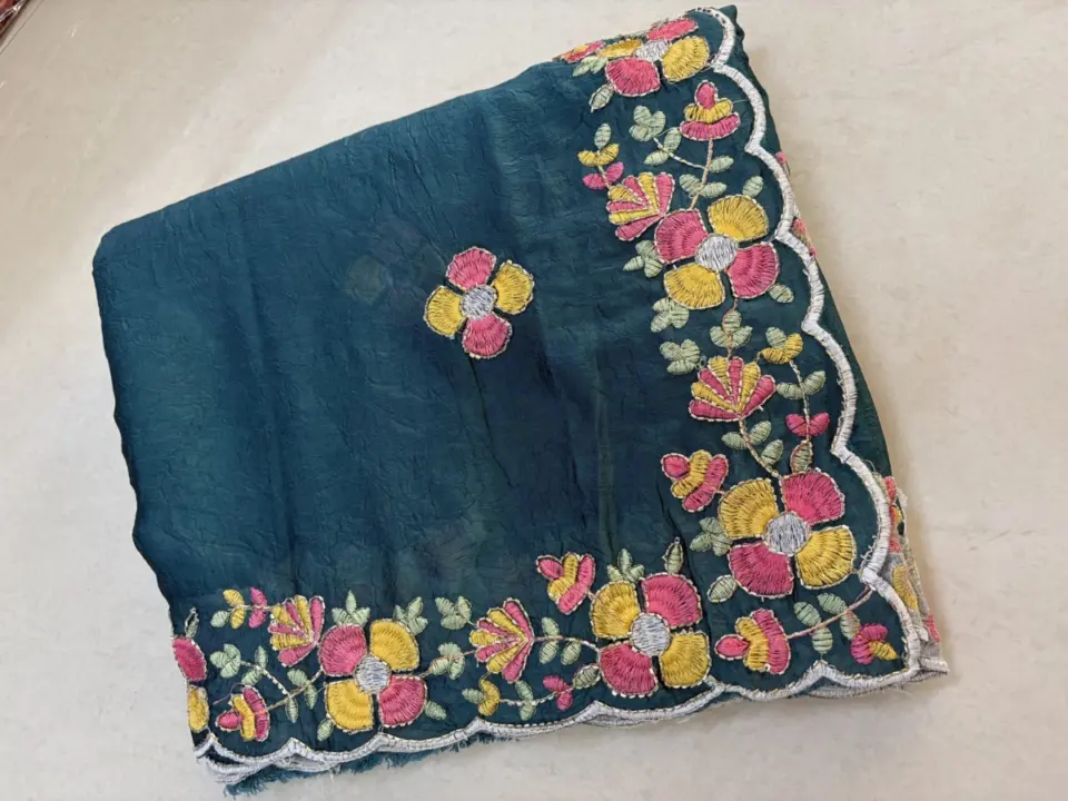 DESIGNER KHATLI SAREE - PW14 · Blue