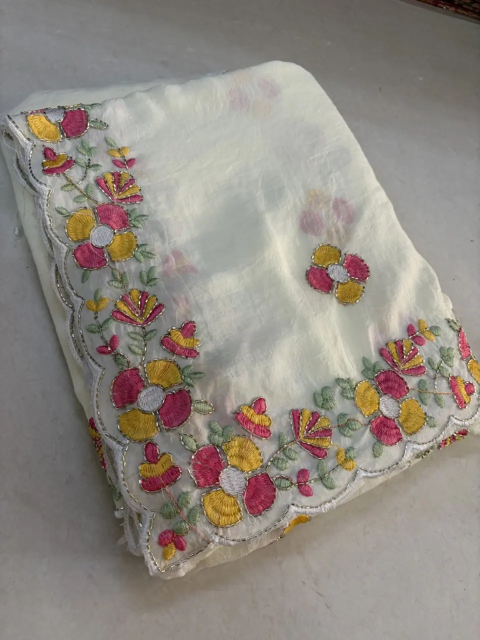 DESIGNER KHATLI SAREE - PW14 · Moti