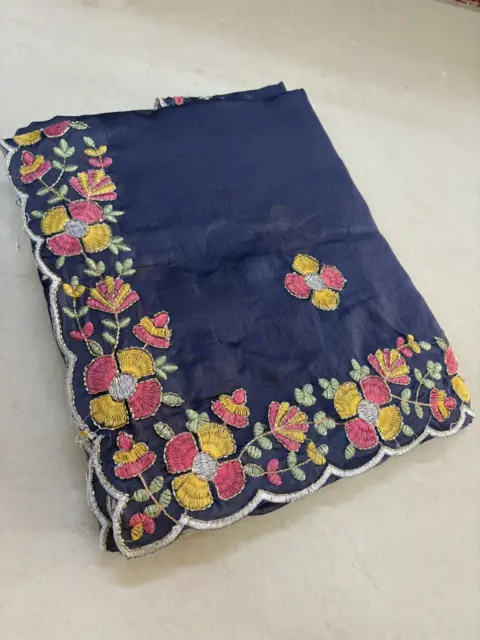 Designer Khatli Saree - PW14 Colour: Violet