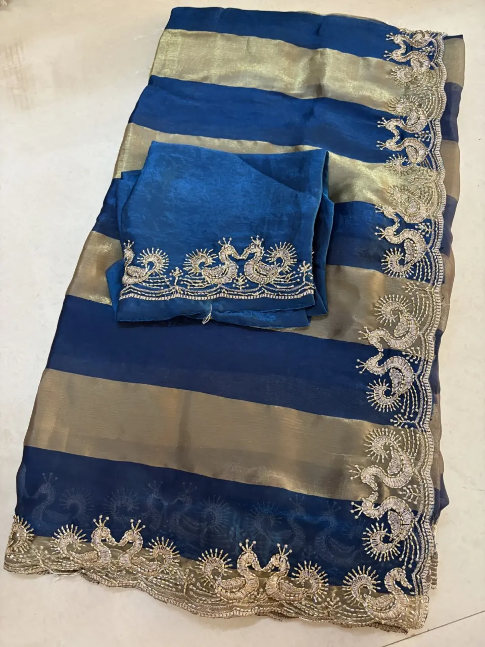 FENDY TRENDY SAREE -PW15 · Blue
