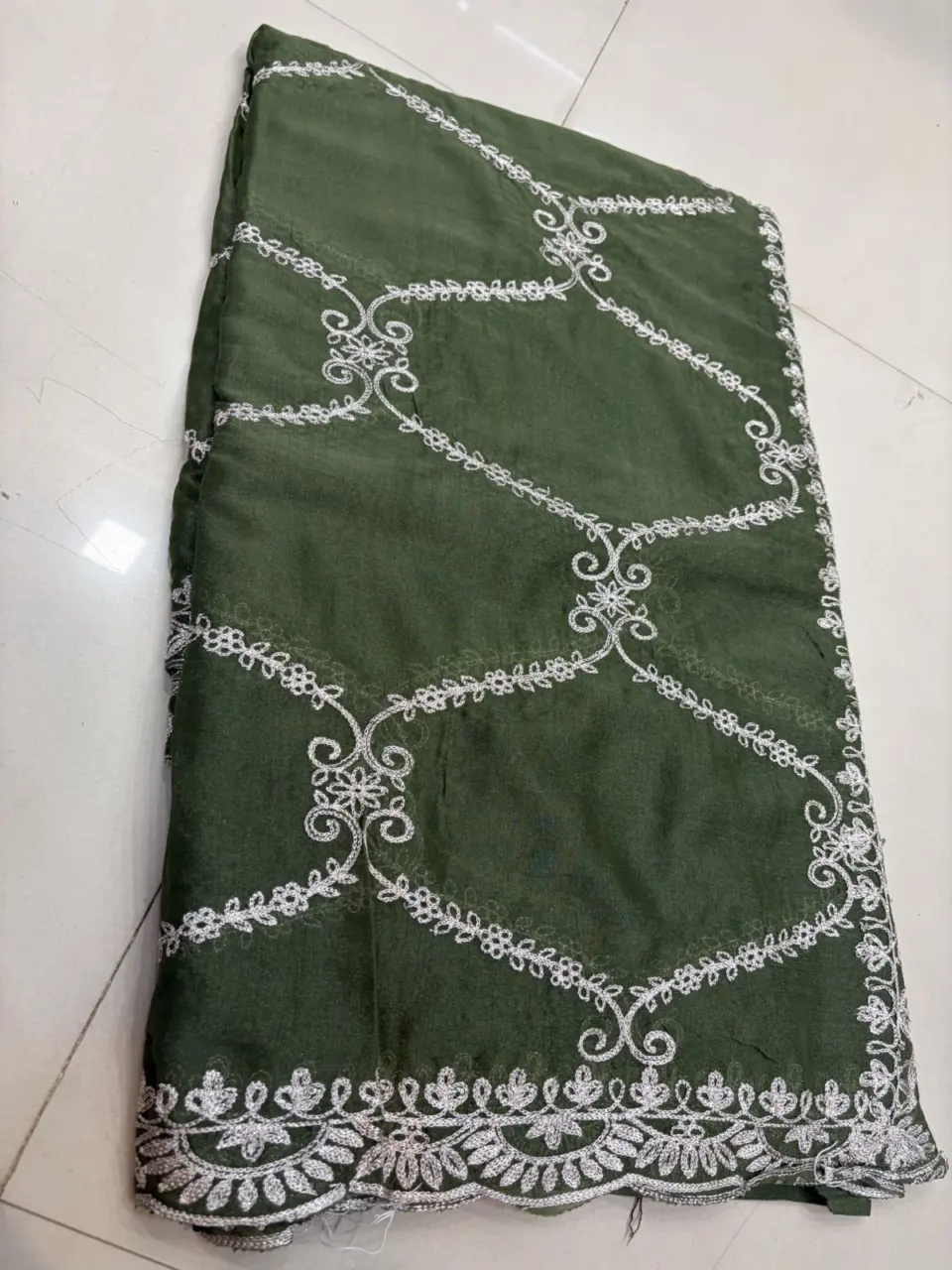 DESIGNER STAR SAREE -DS18 · Mehndi