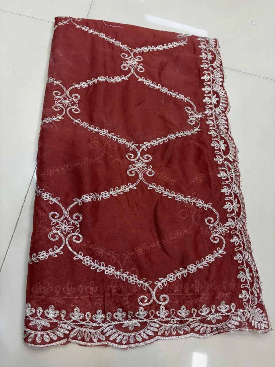 DESIGNER STAR SAREE -DS18 · Rust