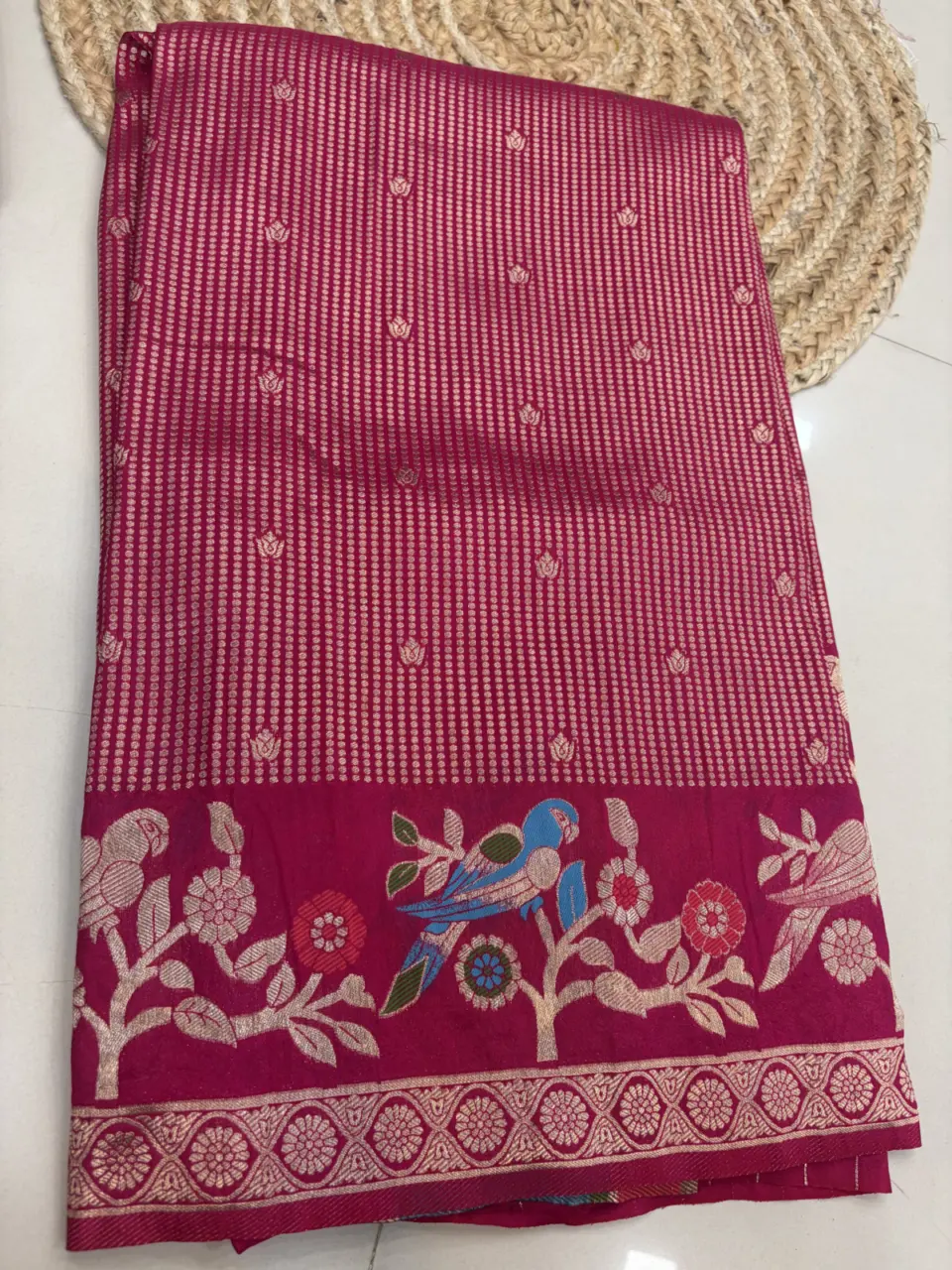 BANARSI SAREE -SK13 · FRESH PINK
