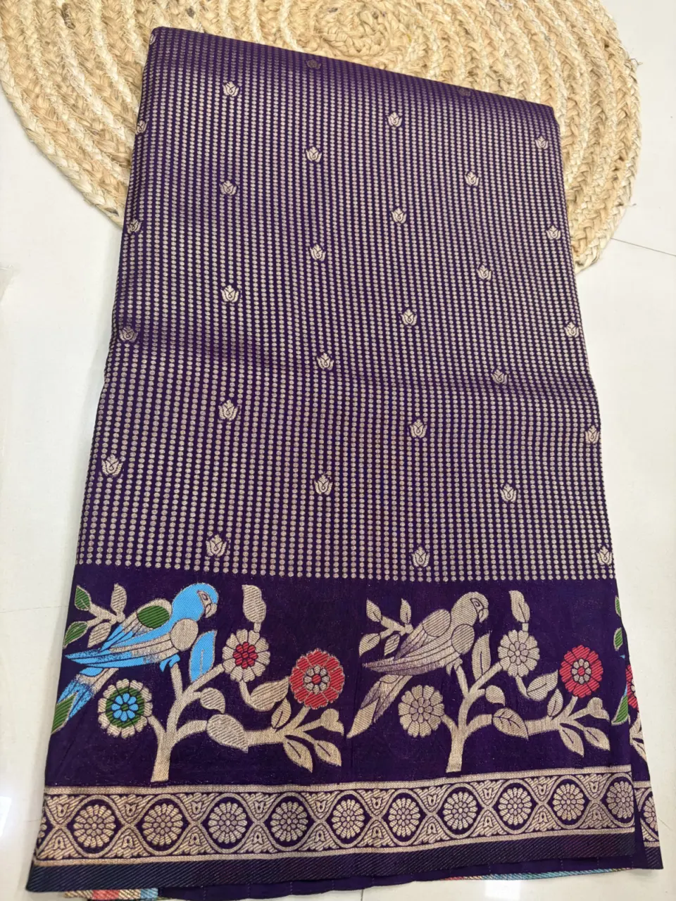 BANARSI SAREE -SK13 · PURPLE