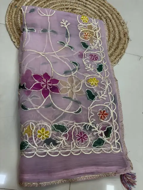 PW18 APPLIC GOTA WORK LAVENDAR