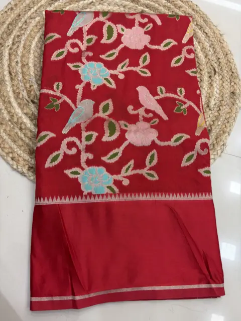 Banaras Jari Paithani - SK16 Colour: Red