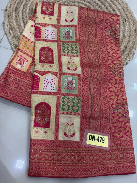 Ambani Design Saree - PB13 Colour: Moti