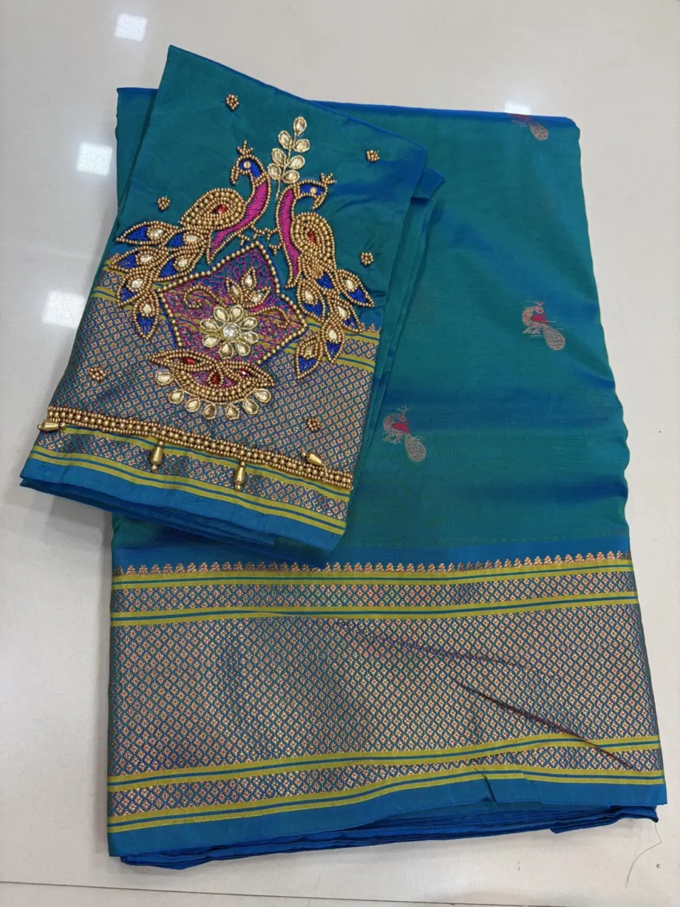 KALANJALI PAITHANI (4*1) MEENA PALLU  -KJ11 · Rama